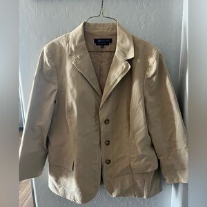 Anne Klein tan blazer